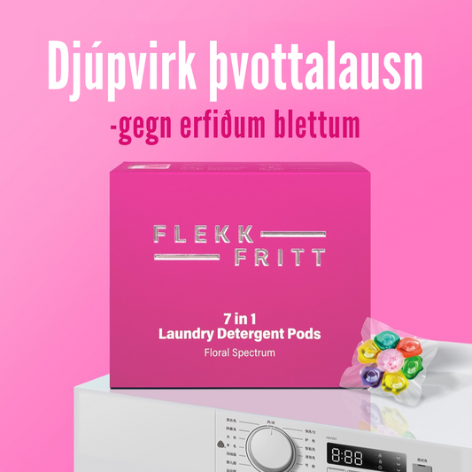 Hylki með 7 eiginleikum fyrir fullkominn þvott