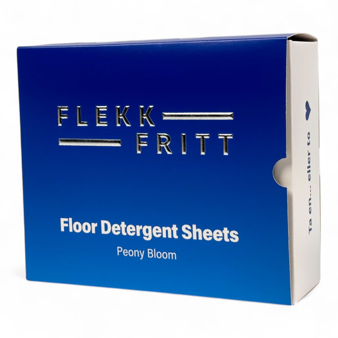 Ark fyrir gólfhreinsun með mildri peonuilm