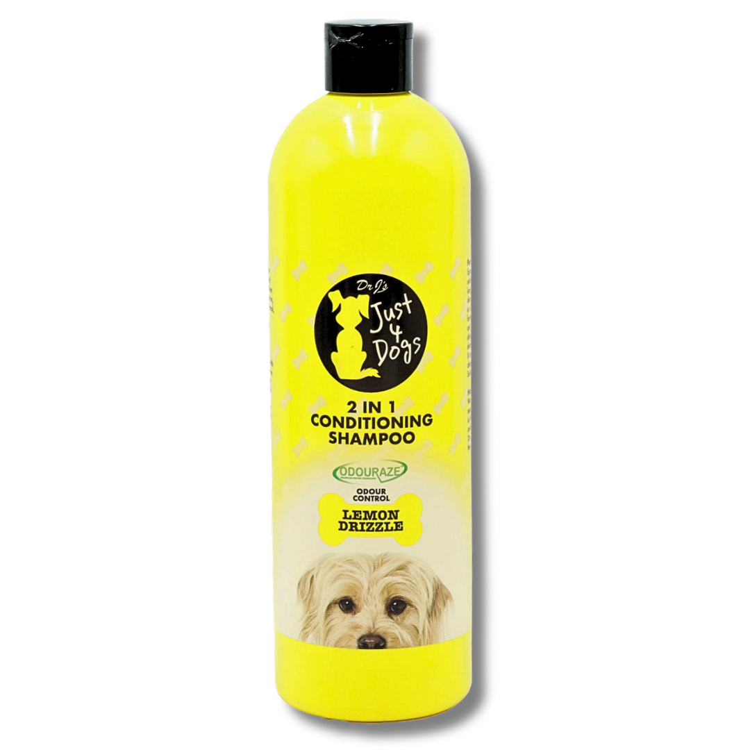 Just 4 Dogs 2in1 Conditioning Shampoo Lemon Drizzle 500ml
