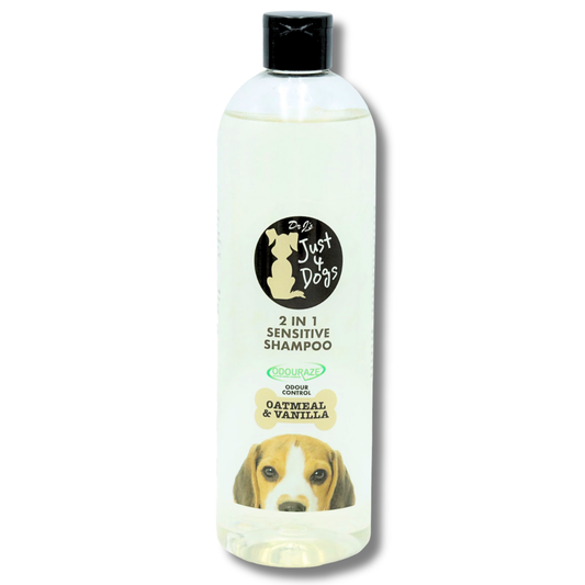 Just 4 Dogs 2in1 Sensitive Shampoo Oatmeal & Vanilla 500ml