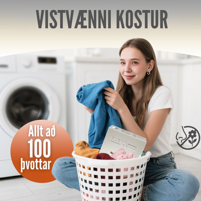 Flekkfritt Mýkingararkir Án ilmefna Sensitive Care 50stk <100 þvottar
