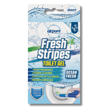 Airpure Fresh Stipes Toilet Gel Ocean Fresh 45ml