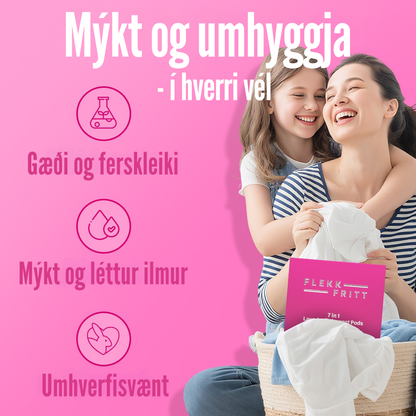 Flekkfritt 7 i 1 Þvottahylki  Floral Spectrum 40 stk