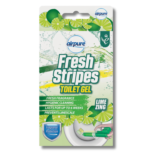 Airpure Fresh Stipes Toilet Gel Lime Zing 45ml