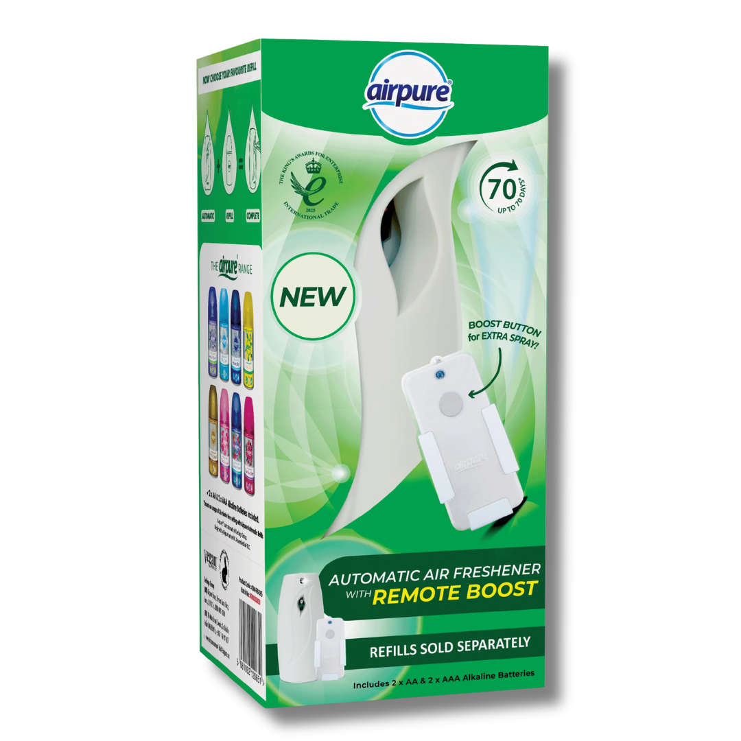 Airpure Air Freshener Automatic Machine w/Remote Boost