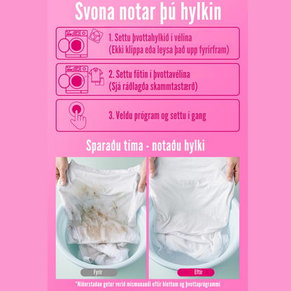 Flekkfritt 7 i 1 Þvottahylki  Floral Spectrum 40 stk