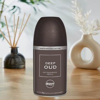 Airpure Designer Collection Air Freshener Refill Deep Oud 250ml