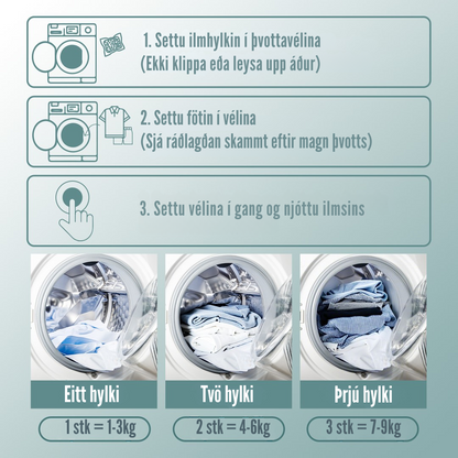 Flekkfritt Ilmhylki Pure Linen 50 stk