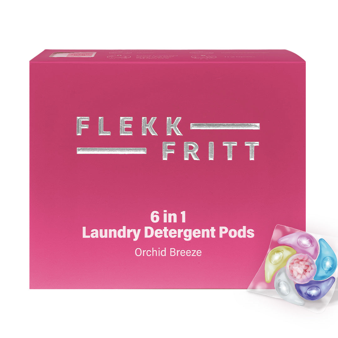 Flekkfritt 6 i 1 Þvottahylki Orchid Breeze 40 stk