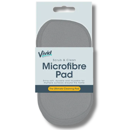 Vivid Scrub & Clean Microfiber Pad Grey 1stk