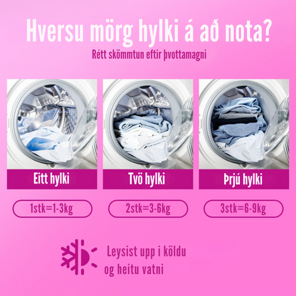 Flekkfritt 3 í 1 Þvottahylki  Bloom Duo 40 stk