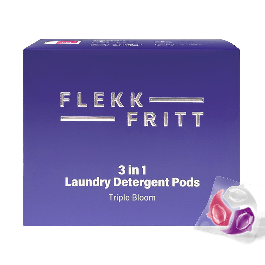 Flekkfritt 3 i 1 Þvottahylki Triple Bloom 40 stk