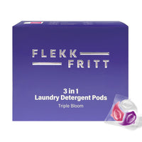 Flekkfritt 3 i 1 Þvottahylki Triple Bloom 40 stk