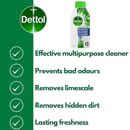 Dettol 5in1 Washing Machine Cleaner Original 250ml