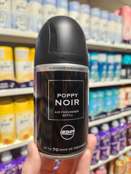 Airpure Designer Collection Air Freshener Refill Poppy Noir 250ml