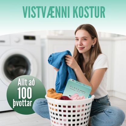 Flekkfritt Mýkingararkir Pure Linen 50stk <100 þvottar