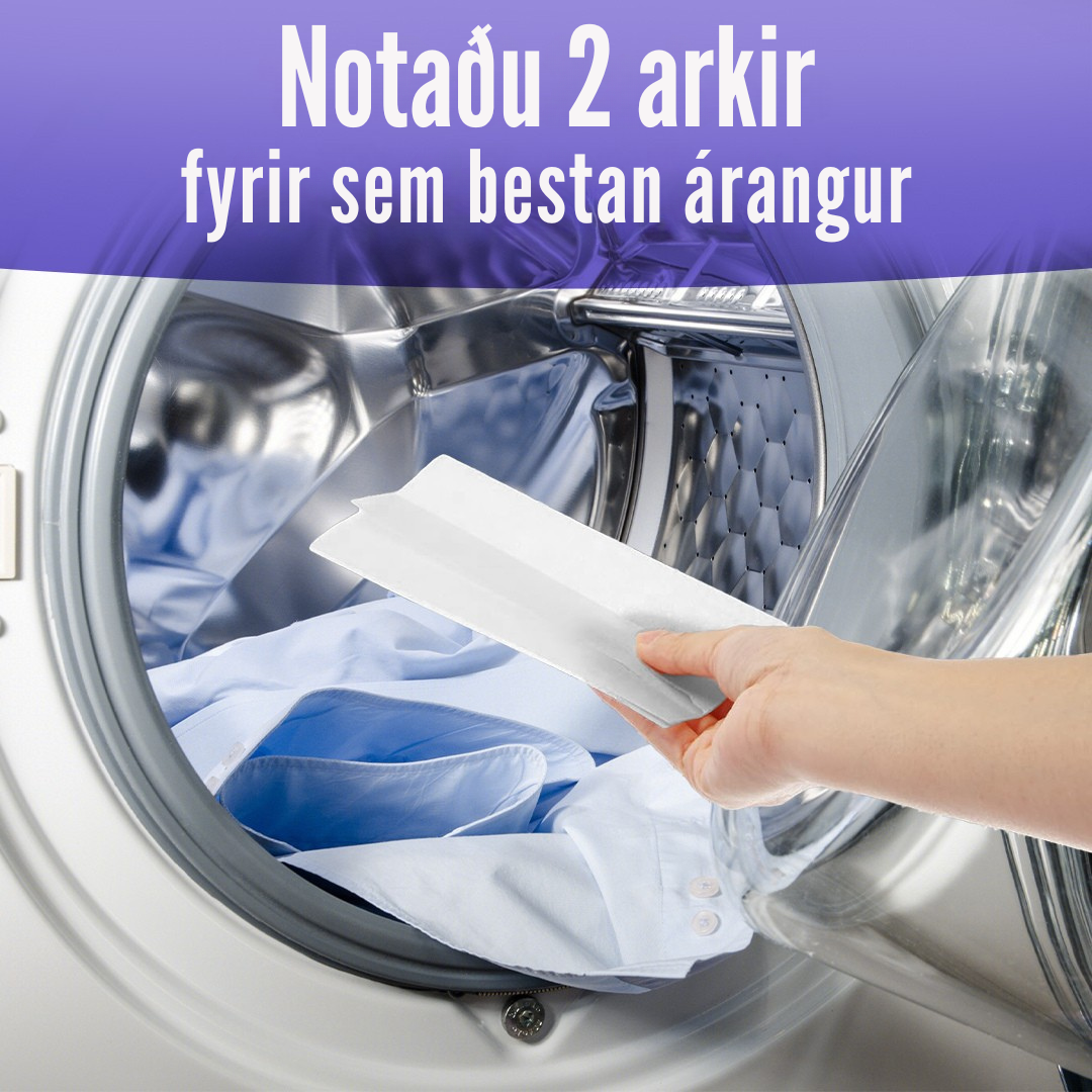 Flekkfritt Þurrkaraarkir Lavender Serenity 40 stk