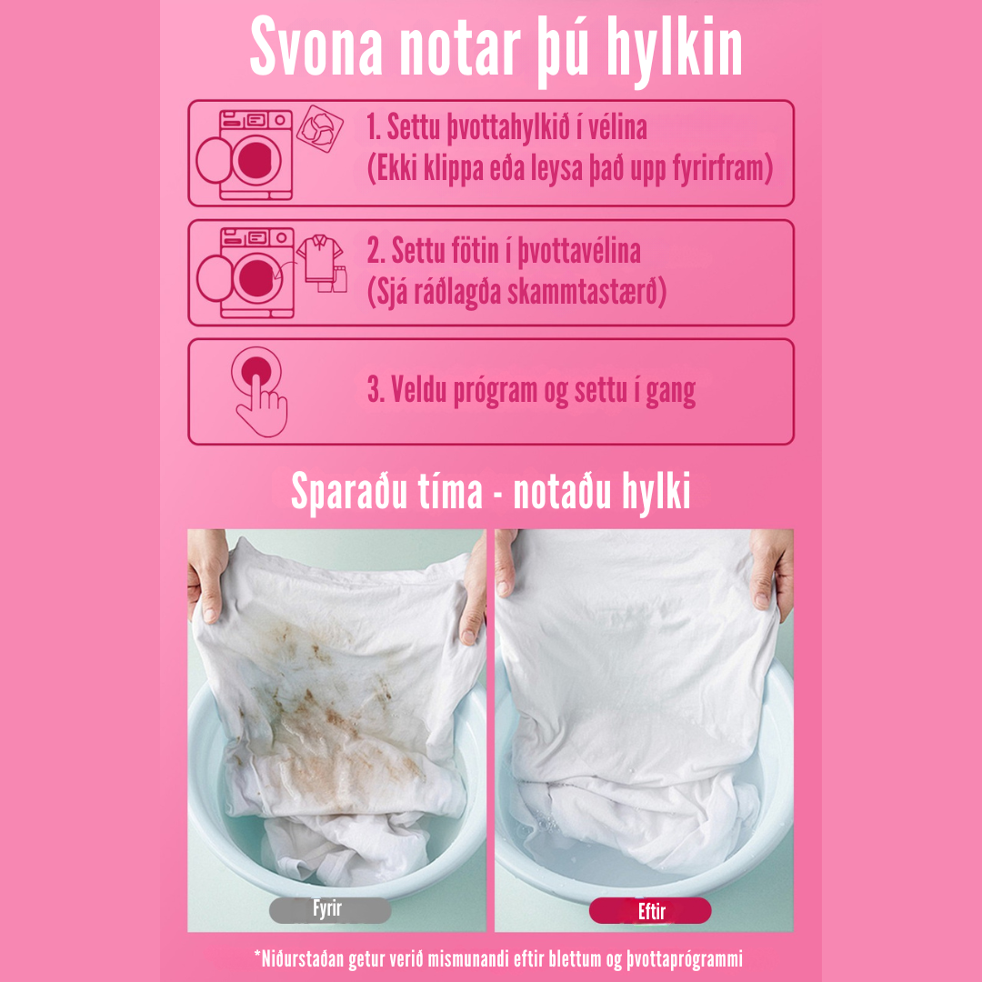 Flekkfritt 6 i 1 Þvottahylki Orchid Breeze 40 stk