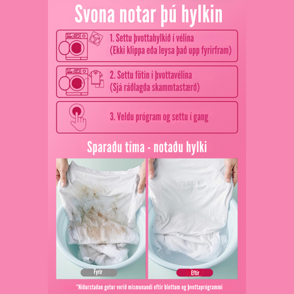 Flekkfritt 6 i 1 Þvottahylki Orchid Breeze 40 stk
