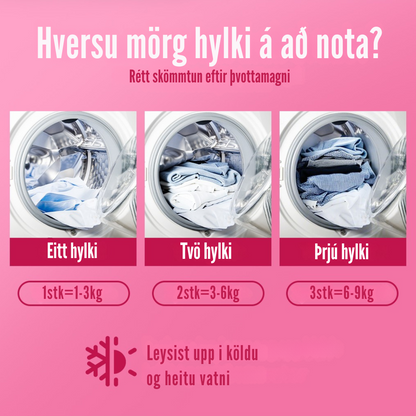 Flekkfritt 6 i 1 Þvottahylki Orchid Breeze 40 stk