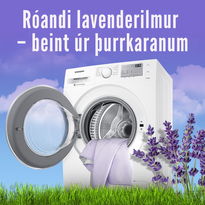 Flekkfritt Þurrkaraarkir Lavender Serenity 40 stk