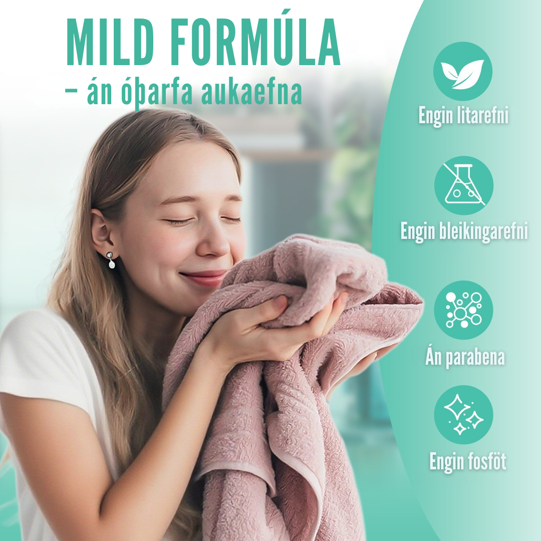 Flekkfritt Mýkingararkir Pure Linen 50stk <100 þvottar