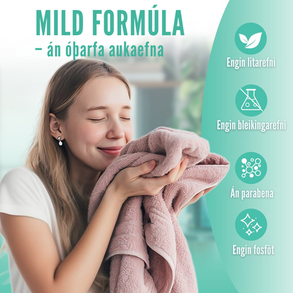 Flekkfritt Mýkingararkir Pure Linen 50stk <100 þvottar