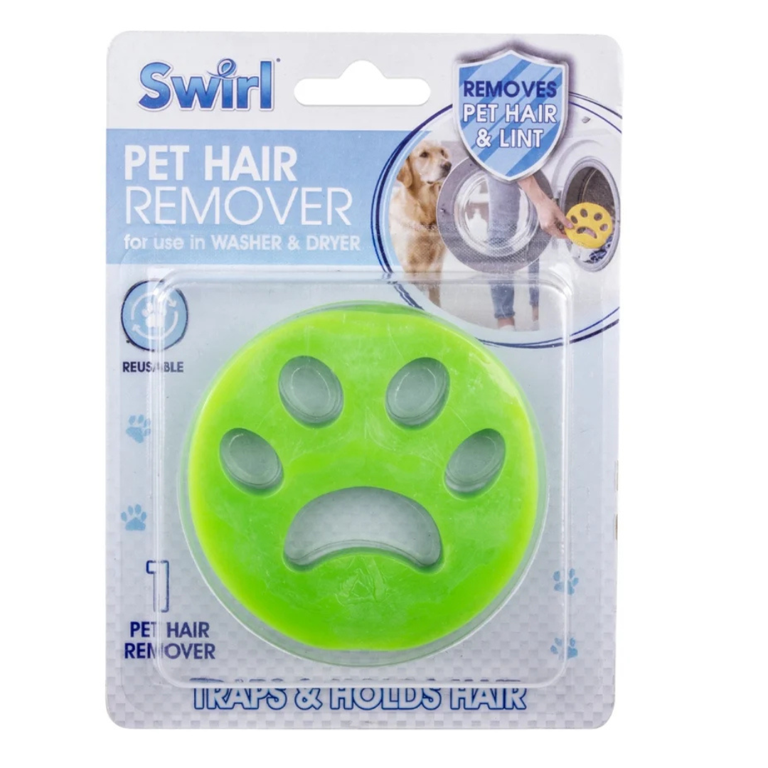 Swirl Pet Hair Remover 1pk Green