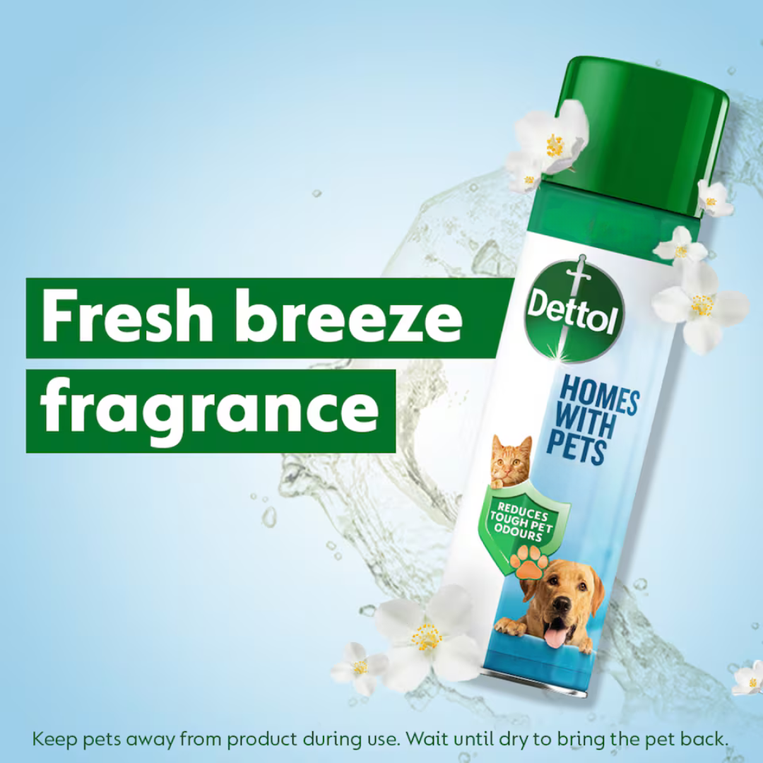 Dettol Homes with Pets Spray Fresh Breeze 300ml