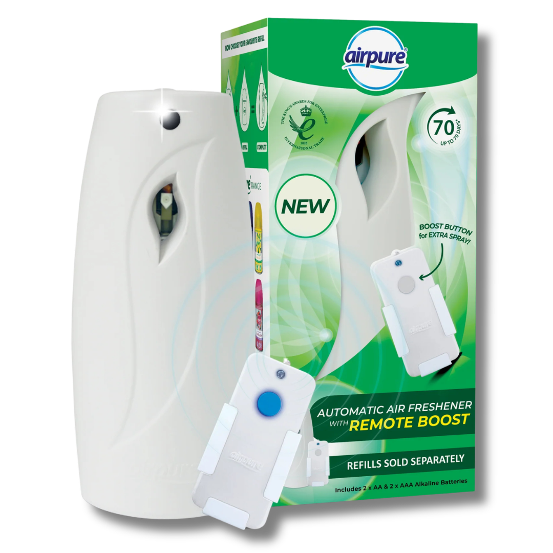 Airpure Air Freshener Automatic Machine w/Remote Boost