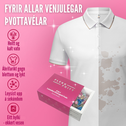 Flekkfritt 6 i 1 Þvottahylki Orchid Breeze 40 stk
