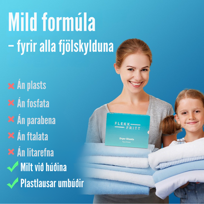 Flekkfritt Þurrkaraarkir Aqua Breeze 40 stk