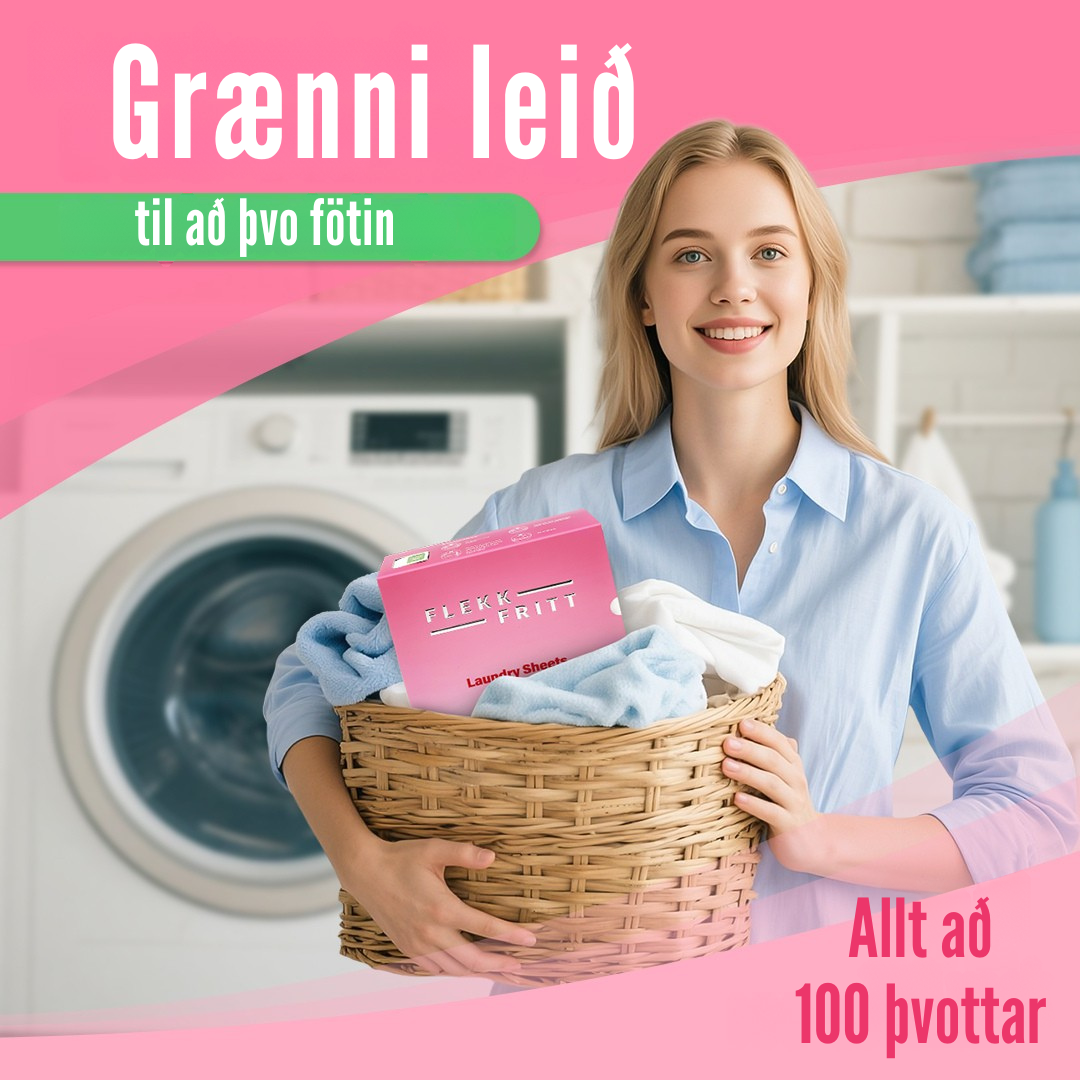 Flekkfritt Þvottaarkir  Blossom Kiss 50 ark <100 vask