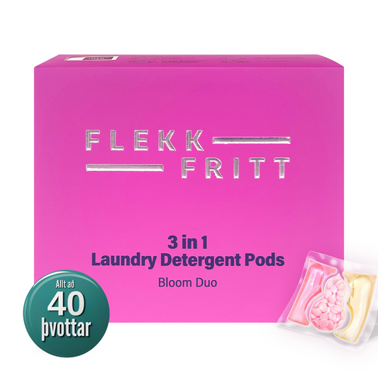 Flekkfritt 3 í 1 Þvottahylki  Bloom Duo 40 stk