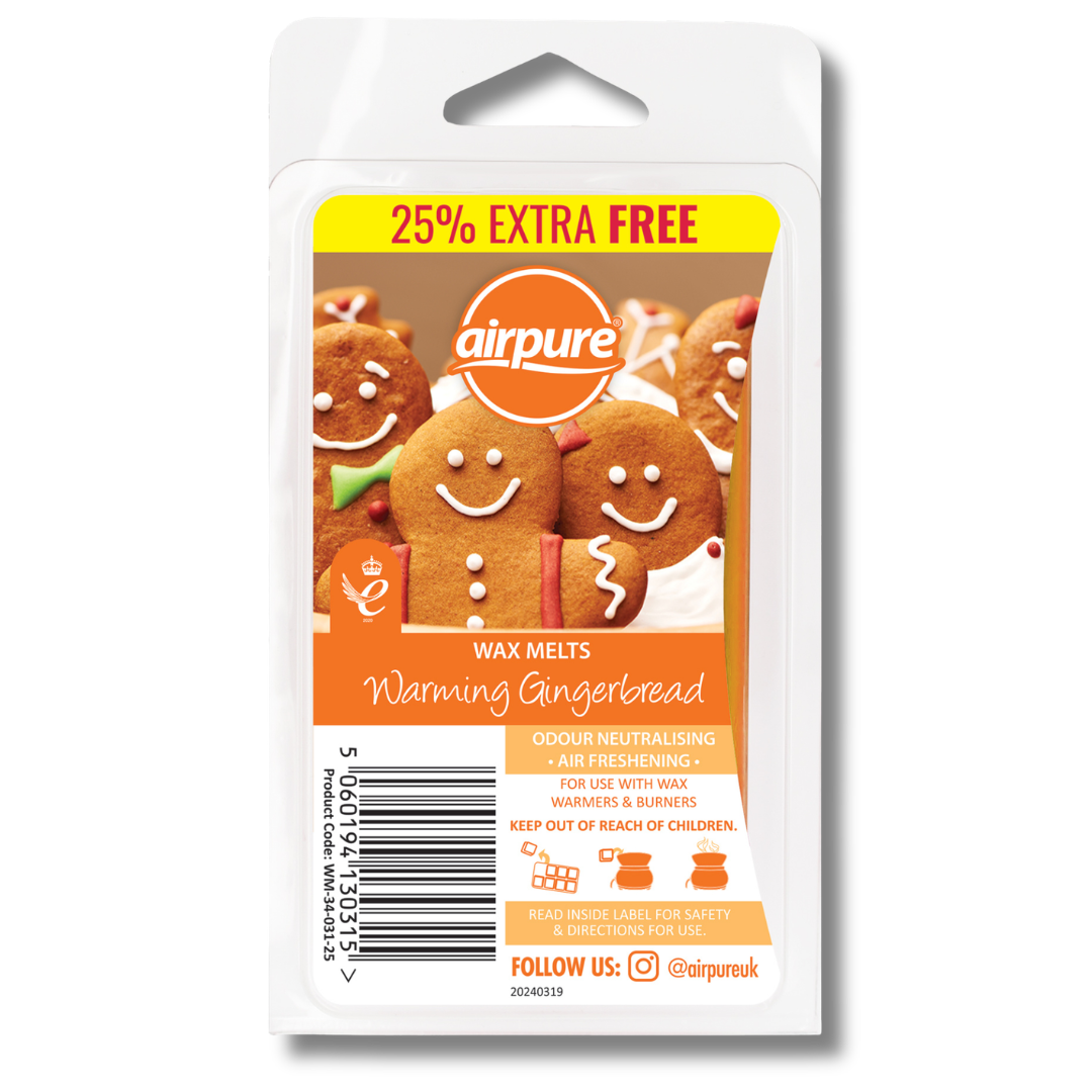 Airpure Wax Melts Warming Gingerbread 86g
