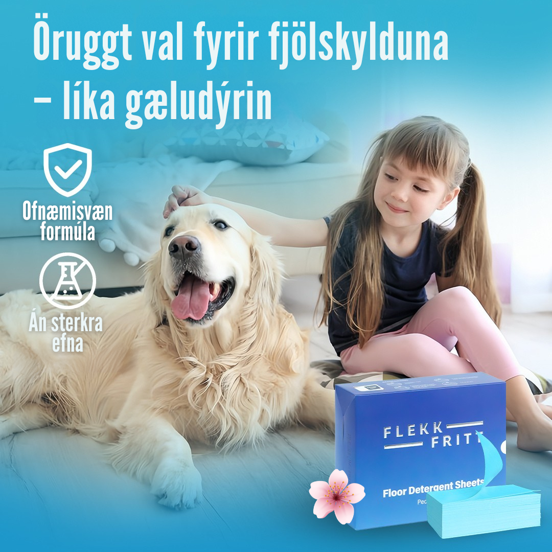 Flekkfritt Gólfþvottaarkir - Peony Bloom 50 stk
