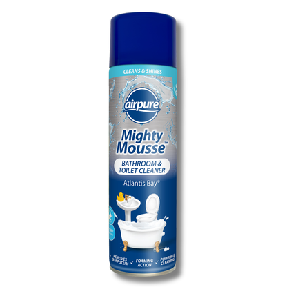 Airpure Mighty Mousse Bathroom & Toilet Cleaner Atlantis Bay 500ml