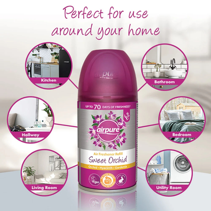 Airpure Air-O-Matic Refill Sweet Orchid 250ml