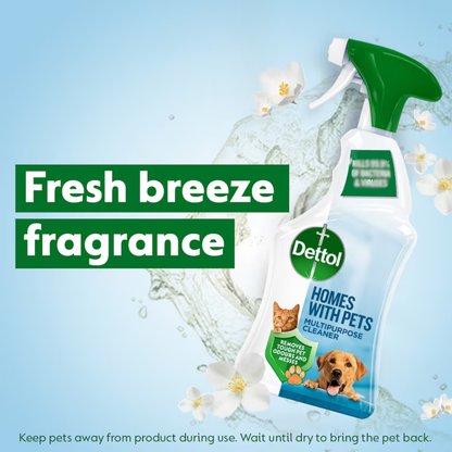 Dettol Homes With Pets Cleaning Spray 750ml