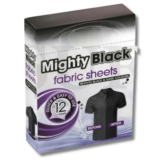 Swirl Mighty Black Fabric Sheets 12pk