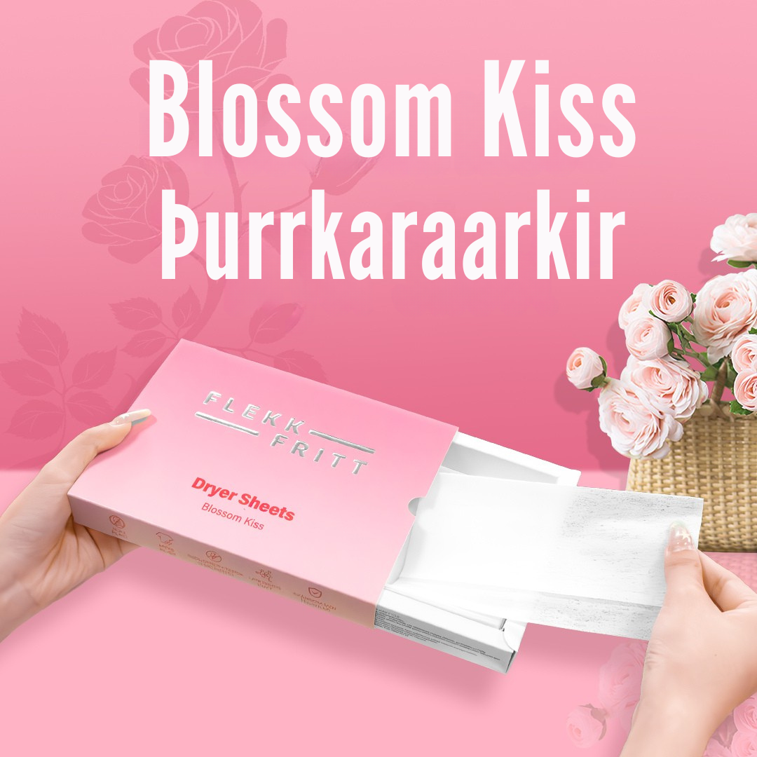 Flekkfritt Þurrkaraarkir Blossom Kiss 40 stk