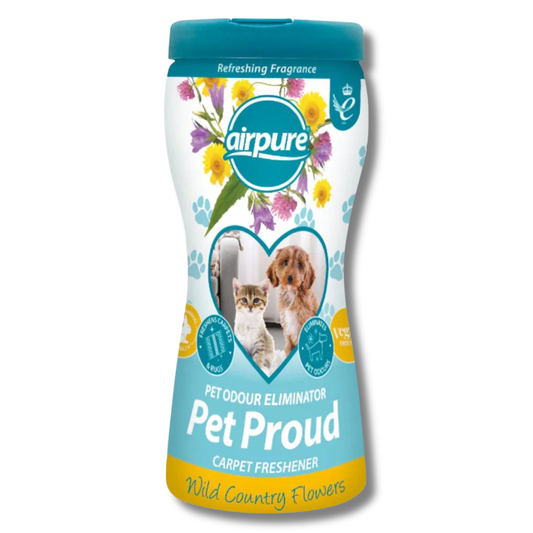 Airpure Petproud Carpet Freshener Wild Country Flowers 500g