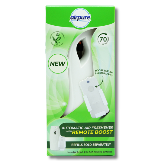 Airpure Air Freshener Automatic Machine w/Remote Boost