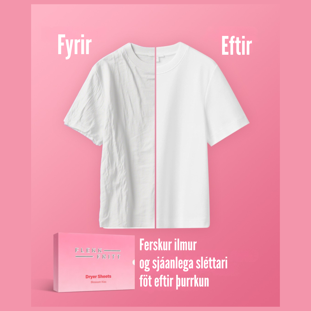 Flekkfritt Þurrkaraarkir Blossom Kiss 40 stk