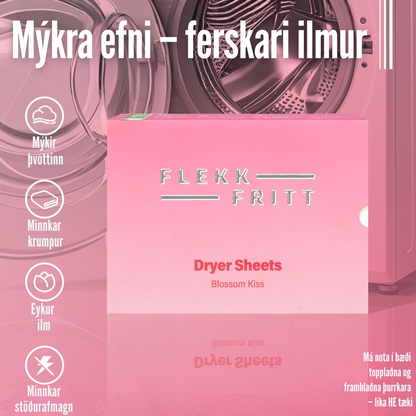 Flekkfritt Þurrkaraarkir Blossom Kiss 40 stk