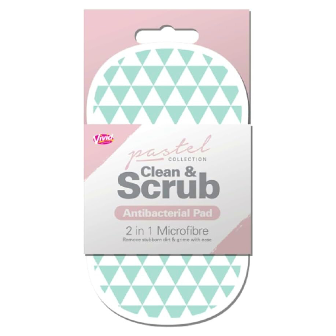 Vivid 2in1 Clean & Scrub Pad Grænn
