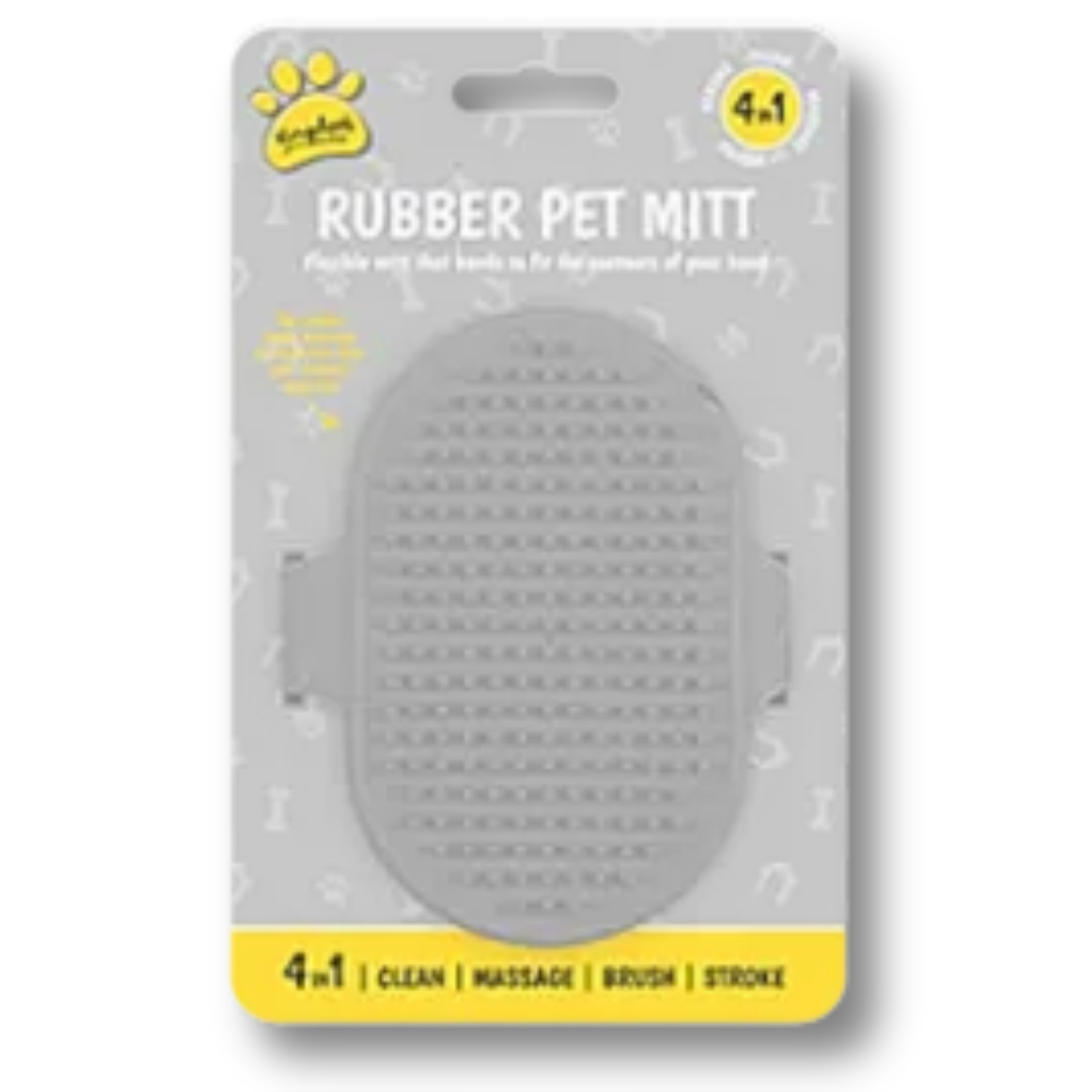 Kingdom 4in1 Rubber Pet Mitt