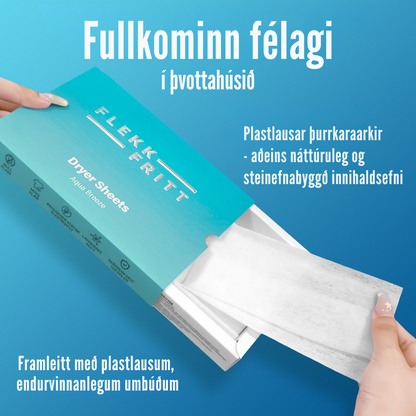 Flekkfritt Þurrkaraarkir Aqua Breeze 40 stk