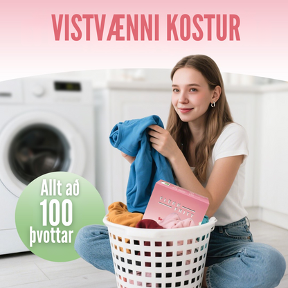 Flekkfritt Mýkingararkir Blossom Kiss 50stk <100 þvottar