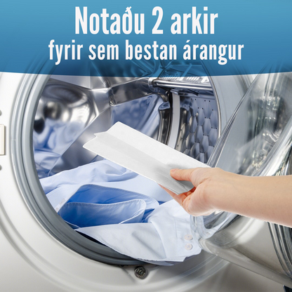 Flekkfritt Þurrkaraarkir Aqua Breeze 40 stk